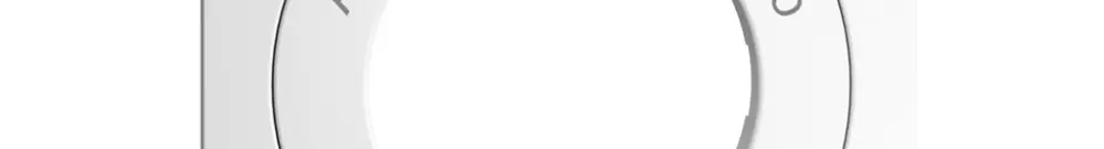 Frontset EDIZIOdue Aperto->I<-Chiuso weiss 60×60mm für Schwenktaster 