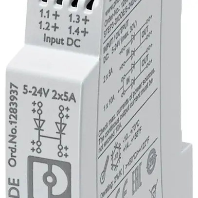 Module de redondance PX STEP3-DIODE/5-24DC/2X5/1X10/PT 