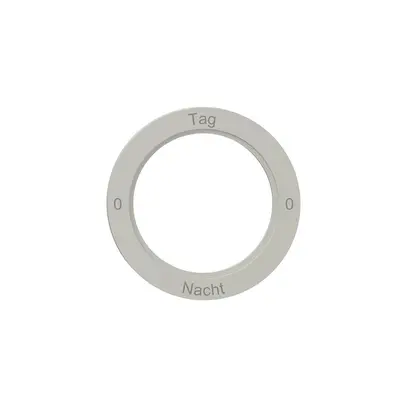 Disque indicateur NEVO, p.interrupteur rotatif, 0-Tag-0-Nacht, gris clair 