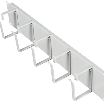 Étrier guide-câbles ROLINE 80×480×85mm métal 2UH gris 