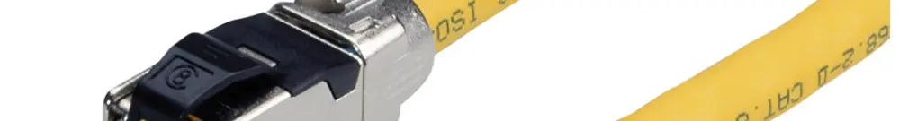 Patchkabel RJ45 ROLINE Solid Kat.8.1 S/FTP AWG22 LSZH gelb 3m 