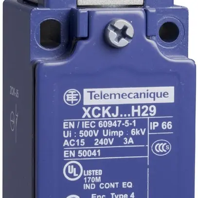 Interruttore di posizione OsiSense XCKJ pulsante a bottone, 1/2" NPT 