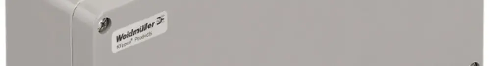Scatola poliestere Weidmüller POK 360×160×90mm fibre di vetro grigio argento 