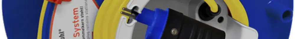 Avvolgicavo Grant G Bretec 290 Ø290mm 33m3×1.5mm²1×T13materia sintetica blu IP44 