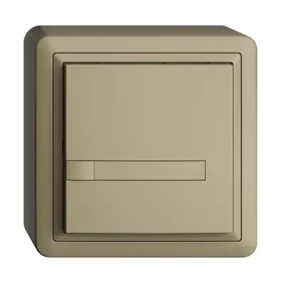 AP-KNX-Taster RGB EDUE, 250mW, o.LED, m.Papiereinlage, 1×Taste, 1×Tastenb., sa 