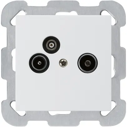 Presa antenna INC R/TV/dati kallysto B 2GHz 10.5db bianco 