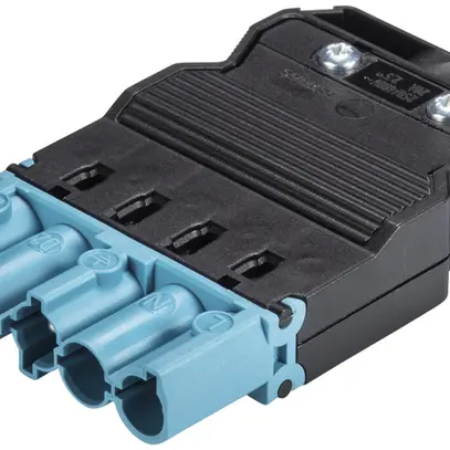 Steckerteil Wieland 5L blau 