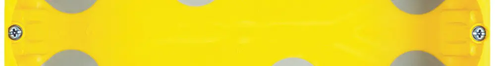 Scatola per intercapedini Legrand Axolute per 6 moduli, giallo 