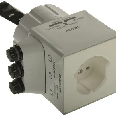 Adattatore di presa T15 L2/3/1 per barra a 5 conduttori 