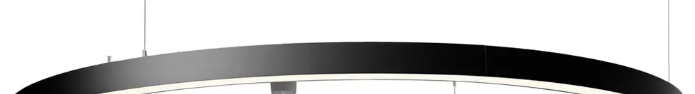 Lampada sospesa LED Sylvania Nilo 88W 9120lm 830 DALI EM Ø1200mm nero 