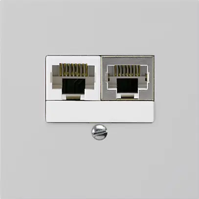 Scatola INC kallysto 2×RJ45s+u separato grigio chiaro 