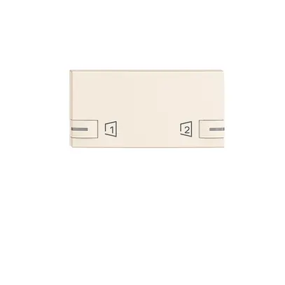 Bottone EDIZIOdue zeptrionAIR scena S1/S2 con LED crema 