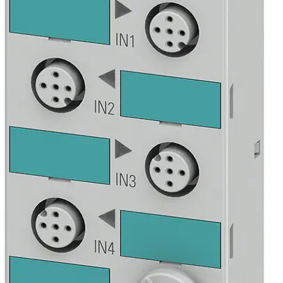 Modulo compatto ASi Siemens 3RK1 K45 4×DI (≤200mA) con raccordi M12 IP67 