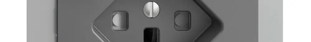 Presa INC EDIZIOdue T23 FI 30mA FM, shutter grigio scuro 