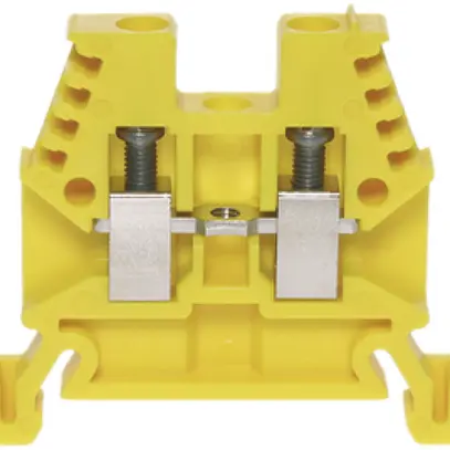 Morsetto di passaggio componibile WZ Ex 0.5…4mm² 32A 1000V vite 2×1 DIN 35mm gi 