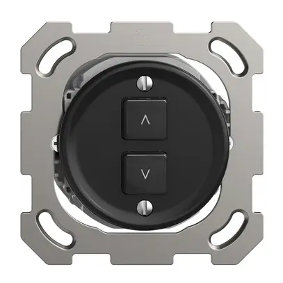 Stazione secondaria per interruttore tapparelle INC 1c/2t WLAN Sdue Wiser nero 