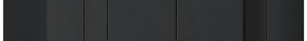 Interrupteur AP kallysto 1/3+3/1L noir 