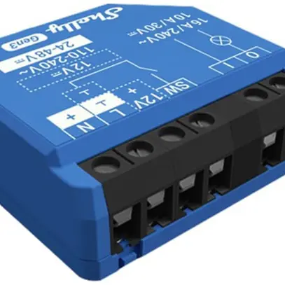 Actionneur-commutateur RF INC Shelly 1 Gen3 1can BLE/Wi-Fi 110…240V 
