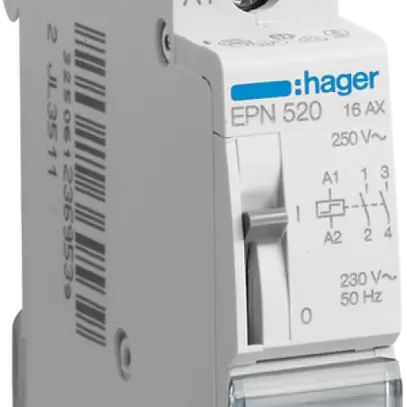 Teleruttore Hager 1UM 230VAC 110VDC 0 apertura 2 chiusura 0 invertitore 