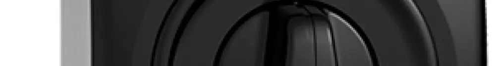 AP-Drehschalter STANDARDdue 2/1L schwarz mit Drehgriff 
