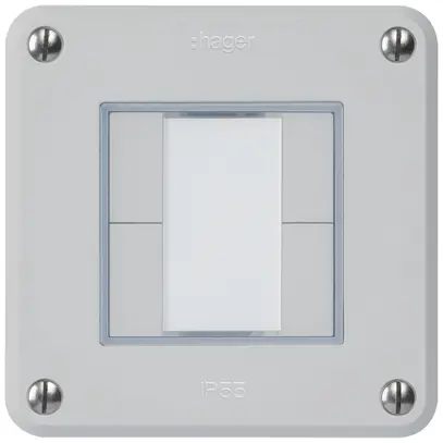 Poussoir ENC robusto C KNX 4× s/e-link gris clair 