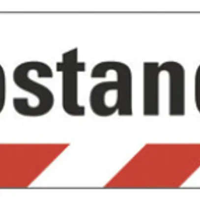 Marcatura a terra CIMCO "Bitte Abstand halten" 75×600mm 