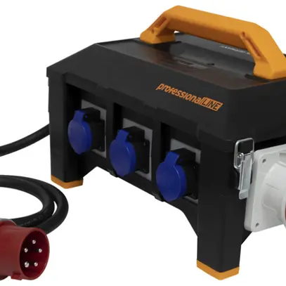 Distributore di corrente professionalLINE CEE63 2m 1×CEE63/CEE32 2×CEE16/T25/T23 