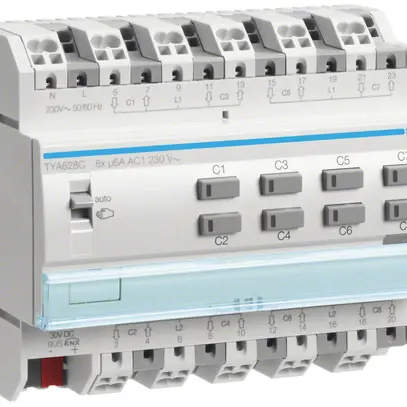 Actionneur de jalousie KNX Tebis 230V octuple 