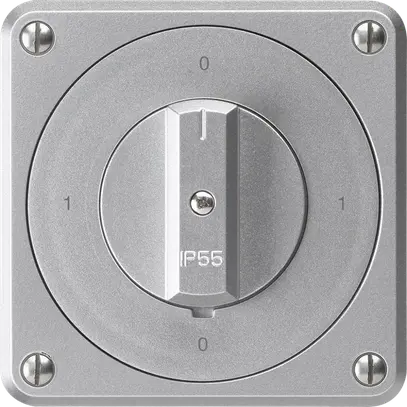 Interrupteur rotatif ENC robusto IP55 S0/1P aluminium pour combinaison 