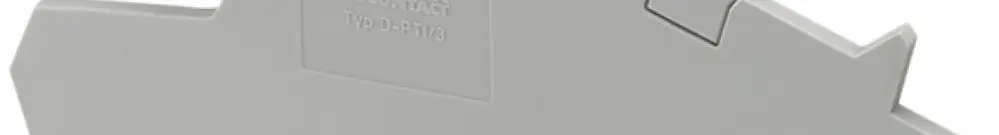 Coperchio Phoenix Contact L=101mm, l=2.2mm h=48.2mm, grigio 