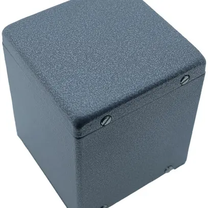 Potelet de raccordement Woertz fermé h=100mm gris 