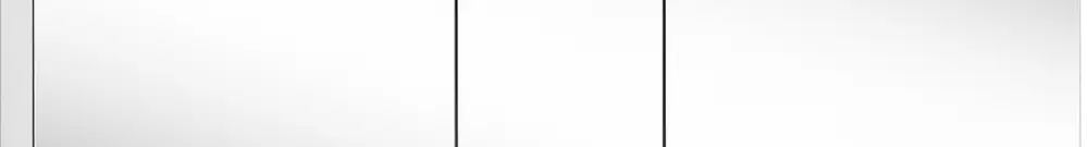 Armoire de toilette LOP 150/3/LED 2x32W LED 3000K 1500x748x120 blanc 