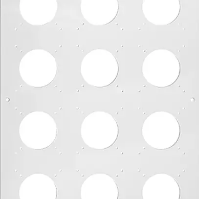 NUP-Kopfzeile Feller NEVO, 4×3, für N.CO-Apparate, weiss 