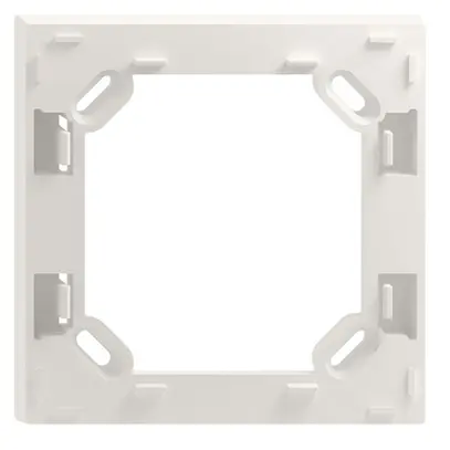 Cadre intermédiaire ENC 90×90×15mm, p.cadre de recouvrement Edue 88×88mm blanc 