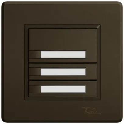 Pulsante KNX RGB INC EDIZIO.liv SNAPFIX® sensore temp.s.LED targ.3× com.1T ma 