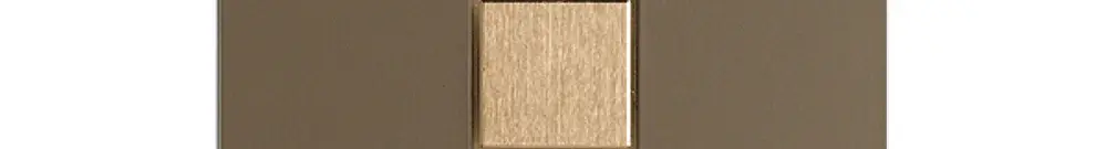 Kit di copertura EDIZIOdue elegance per tasto semplice hazel 