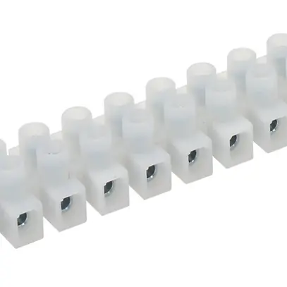 Barrette de bornes Electro Terminal 12P 0.5…4mm² 450V blanc 