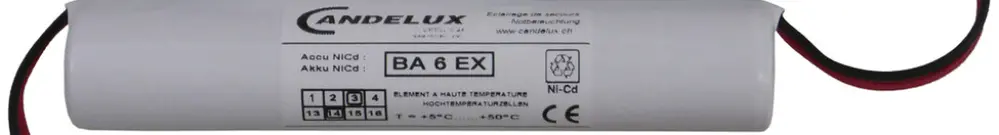 Accu NiCd 70°C 2×3.6V/1.8Ah 1h per CFA 14-80.VTM-6.1 