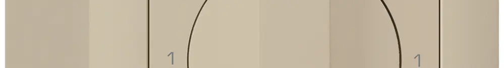 AP-Drehschalter kallysto 2/1L beige mit Drehgriff 