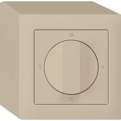 Interrupteur rotatif AP kallysto 2/1L beige avec manette 