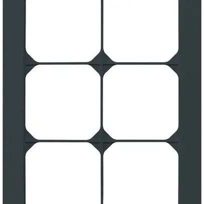 Telaio di copertura INC kallysto.trend 3×2 nero 154×214mm 