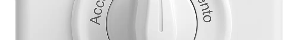 Kit frontale Acceso->I<-Spento STANDARDdue 90×90mm bianco 