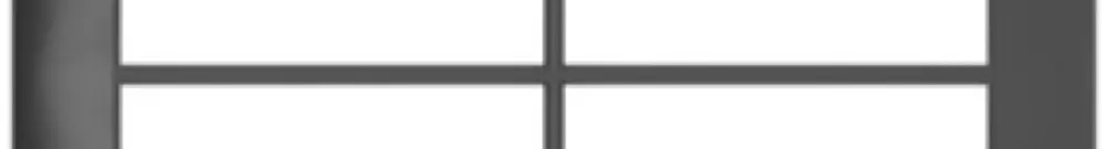 Cadre de recouvrement SIDUS 2×4/4×2 anthracite 