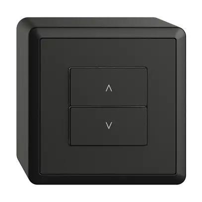 Station secondaire pour interrupteur stores AP 1c/2t WLAN Edue Wiser noir 