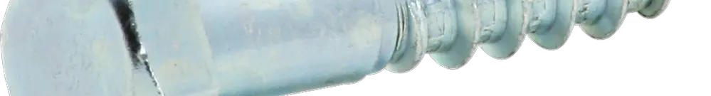 Vis à bois 6-pans 8×40mm DIN 571, fraisée, zinguée bleu 