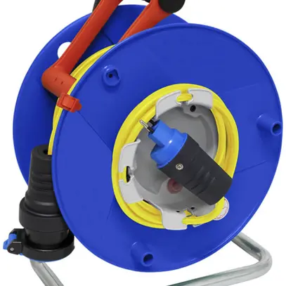 Avvolgicavo Grant G 320 Ø320mm 60m 3×1.5mm² 1×T13 materia sintetica blu 