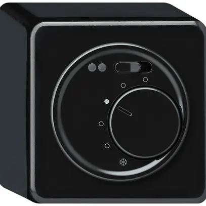 Termostato ambiente AP origin riscaldamento pavimento 230VAC 5…30°C 10A nero 