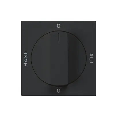 Intérieur pour interrupteur rotatif 0-Man-0-Aut. kallysto 2/1L noir avec manette 
