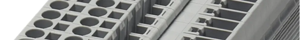 Borne de passage 0.08…4mm² gris ST 2.5-TWIN/1P 