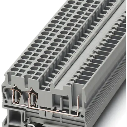 Borne de passage 0.08…4mm² gris ST 2.5-TWIN/1P 